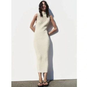 ZARA LONG CHENILLE DRESS